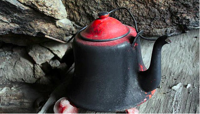 The Cow with a Teapot for a Shoe!